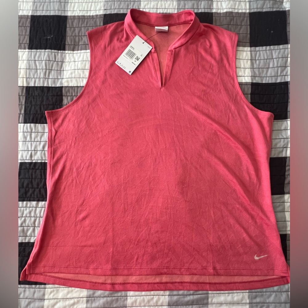Nike Dri-fit sleeveless pullover shirt NWT women’s size XXL
